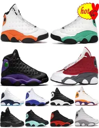 Top 13 Basketball Shoes High Quality Jumpman 13s Mens Bred Gym Red Flint Grey Starfish Black Island Green Womens Sneakers Class Of5888027
