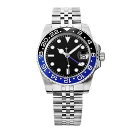 Wysokiej jakości 2836 Zegarek mechaniczny Mens Automatyczny ruch premium zegarki 3186 Sapphire Glass 904L Pasek ze stali nierdzewnej Wodoodporny na rękawo
