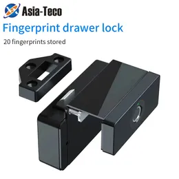 Door Locks Intelligent Electronic FingerPrint Drawer Cabinet SMART CONOINED LOCK MED MICRO USB för hårdvaruhål Free 231202