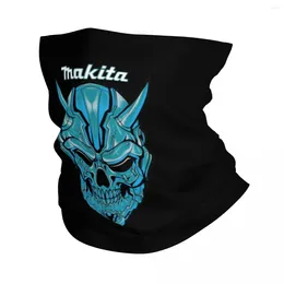 Scarves Makitas Power Tools Skull Bandana Neck Gaiter Printed Wrap Scarf Multifunctional Headband Riding For Men Women Adult Washable