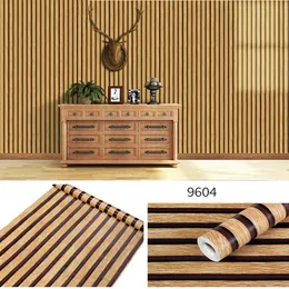 Väggklistermärken 45 cm träkornbakgrund Selfadhesive Wallpaper Desk skåp Möbler Renovering PVC Waterproof 231202
