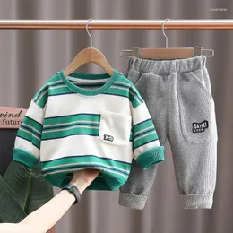Clothing Sets Baby Boys Spring Cotton Children Clothes Cartoon Top Pants 2Pcs/Sets Infant Out Kids Fashion Toddler Casual Tracksuits 0-5