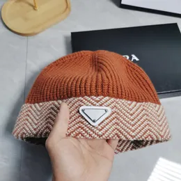 Beanie Designer Hediye Şapkası için Kış Kış Kadınları Beanie Erkekler Örgü Sıcak Örgü Waffle Slouchy Kafatası İzle Kap Ted