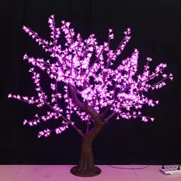 1.5m LED Kiraz Çiçeği Ağaç Işıkları Noel Yeni Yıl Luminaria Dekoratif Ağaç lambası Peyzajı Açık Işık