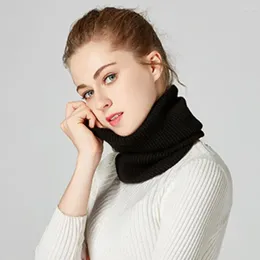 Scarves Warm Neckwear Soft Knitted Winter Scarf With High Elasticity Unisex Neck Wrap For Cold Resistance Windproof Protection