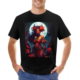 Men's Polos MAGA FLOWER WITCH T-Shirt Quick-drying Oversized T Shirt Anime Mens