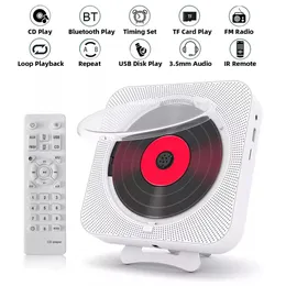 CD Player Portable Bluetooth Głośnik stereo odtwarzaczy LED Screen MOUTABLE MUZYKA Z MUZYKĄ Z PRAWDZIWYM IR RAIO RADIO 231202