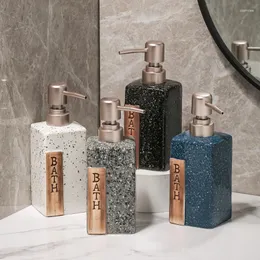 Bath Accessory Set Ceramic Retro Hand Sanitizer Bottle Shampoo Shower Gel Split Nordic Style Lotion Accessories Household Items