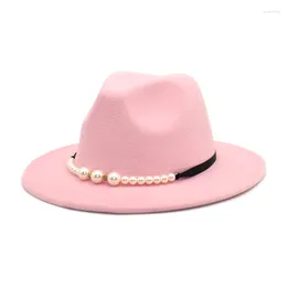Береты FOODRAO, модные фетровые шляпы для женщин, шерстяная фетровая джазовая шляпа с широкими полями, розовые шляпы для джентльменов, элегантная шапка Femme F165
