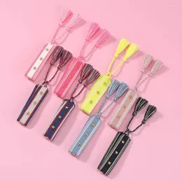 Charm Bracelets 2023 Woven Friendship Adjustable Rope Bangle For Women Vintage Braided Tassel Wholesale Jewelry