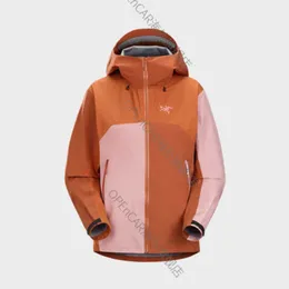 Męskie z kapturem Arcterxys Designer Kurtki beta światło goretex damskie płaszcz Fika Bliss Fica Brown Beili proszek x