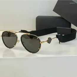 Sunglasses Vintage Oval VE2232 Double-Beam Pilot Top-Brands Men Women Uv400 Protection Glasses Driving Eyewear Trending Products