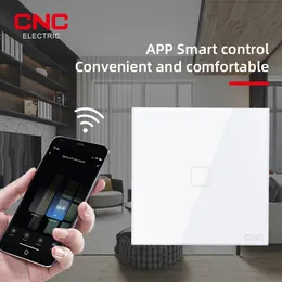 スイッチアクセサリーCNCスマートライフTuya Wifi Wall Switch 1 2 3 Alexa Google Home Wireless Improvement 231202とのギャング作業