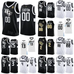 UCF Knights Jersey College Basketball 25 Taylor Hendricks 12 Ithiel Horton 13 C. J. Kelly 3 Darius Johnson 4 Brandon SS 2 Michael Durr Sti