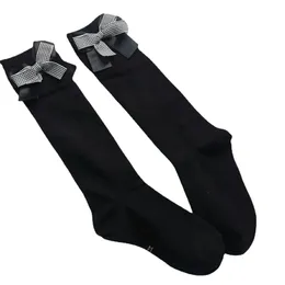Kids Socks 3pairslot Japanese Style Cute Bowknot Children Cotton Leg Warmers Breathable Antislip KneeHigh Infant Accessories 231202
