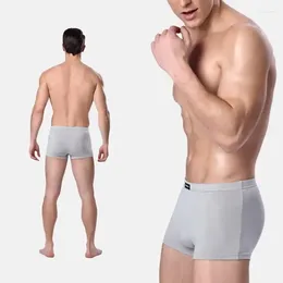 Underpants Bamboo Soft Underwear Boxer Sexy Cotton Men's Fiber Shorts Briefs Made Boxers Mens