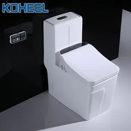 Toilet Seats KOHEEL square intelligent toilet seat cover electronic bidet bowls heating clean dry smart lid for bathroom 231202