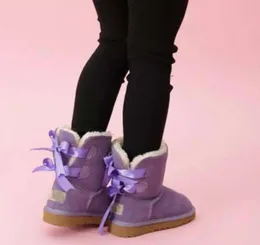 Ug g nya stövlar barn australien snö boot designer barn skor vinter klassisk ultra mini botton baby pojkar flickor ankel tossor barn päls barns låg top snöstövlar