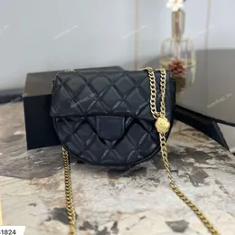 Luxury designer mini bag women shoulder bags gold ball chain crossbody Bag diamond grid real leather bag womens fashion bags with box