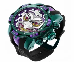 Reserve Model 26790 DC Comics Joker Venom Limited Edition Swiss Quartz watches Chronograp silicone belt quartz watch8068962