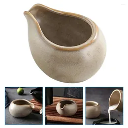 Servis uppsättningar keramiska grädde kannor mini pitcher porslin som serverar mjölksåsbåtsirapdressing