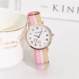Wristwatches 2023 Simple Literary Watch Female INS Style Temperament Plate For Women Girl Waterproof Holidays Gift