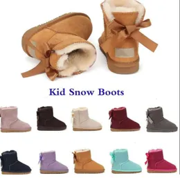 U sapatos infantis novas botas crianças austrália bota de neve designer crianças sapatos inverno clássico ultra mini botton bebê meninos meninas tornozelo botas de neve de cano baixo g