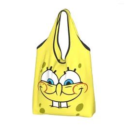 Shopping Bags Funny I'm Lovin Eat Reusable Grocery Tote Large Capacity Arrival Recycling Washable Handbag