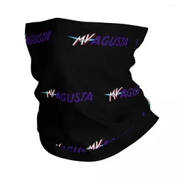 Halsdukar italienska mv agusta bandana nackgaiter motorcykel racing balaclavas mask halsduk multi-användning cykling som kör unisex vuxen tvättbar