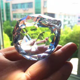 Lustre en cristal de luxe 60mm, pendentif à facettes claires, boule d'éclairage, attrape-soleil de mariage, sphère Fengshui, décoration d'arbre de noël