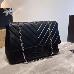 channell bag Luxury Large Flap Designer Crossbody Hobos Genuine Leather Chains Diamond Lattice Design Shoulder Bag CC Women Cowhide Hasp Belts Handle Bags Size 32x2