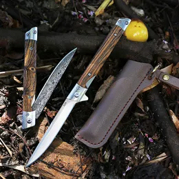Coltello da coltello da esterno damasco coltello da esterno per autodifesa alte coltello pieghevole coltello pieghevole portatile mini coltello