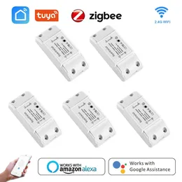 تبديل الملحقات ZigBee Smart Home House WiFi اللاسلكي التبديل عن بعد الكسارة Domotic LED وحدة تحكم Alexa Google SmartLife Tuya 231202