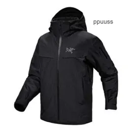 Designer Arcterys Jackets Authentic Men's Arc Coats Sprint Coat Macai New Outdoor Skiing Travel Warm Coat Straight Hem Regular Top Black XS