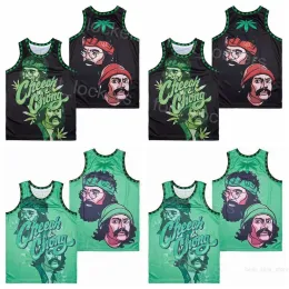 CHEECH AND CHONG Movie Jerseys Basketball Film BROCCOLI CITY 1980 High School College for Sport Fans Breathable Ed Pure Cotton Team Bl
