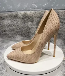 Beige Nude Crocodile Effect Thin Heels Red Bottoms Shoes Women Pointy Toe High Heel Shoes Sexy Ladies Party Dress Stiletto Boots 85041860