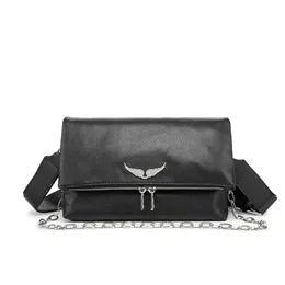Shoulder Bags Women Luxury Pochette Rocky Bag Wings Zadig Voltaire increase top quality tote diamond Designer baguette Leather purse L1
