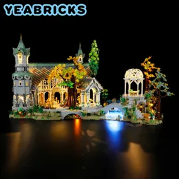 Diecast Model Yeabricks LEDライトキット10316ビルディングブロックセットセット