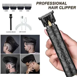 Hair Trimmer 2023 Vintage T9 Cutting Maszyna męska elektryczna golarka do ładowania brody clipper cut 231204