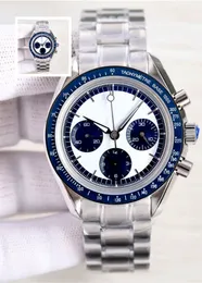 Designer men's watch white circular dial 41mm leather strap folding buckle sapphire glass luminous automatic mechanical watch Montre de Luxe homme watch dhgate