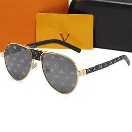 Projektant Louiseities Viutonities Sunglasses Oryginalne okulary najwyższej jakości odcienie zewnętrzne PC Frame Fashion Class
