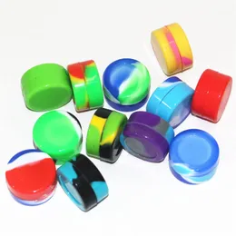 Nonstick wax containers silicone box 5ml silicon container food grade jars dab tool storage jar oil holder