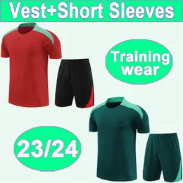 2023 Joao Felix Bernardo Pizzi Training Wear Short Sleeve Soccer Jerseys B. Fernandes J. Moutinho Ruben Dias Ruben Neves Football Shirt Uniforms