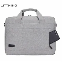 Litthing Large Capacity Laptop Handbag For Men Women Travel Briefcase Bussiness Notebook Bag For 14 15 Inch Macbook Pro Pc J190721214M