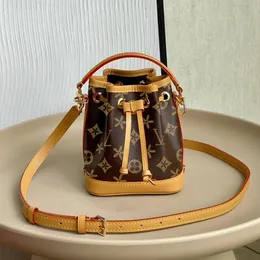 M81266 M46291 Nano Noe Fashion Bucket Bag Bags Womens Crossbody Leather Counter Conder Sling Weeken