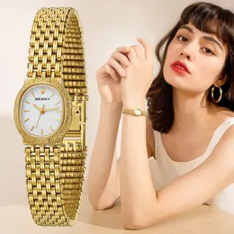 Kadın Saatleri Berny Altın Kadın Bilek saati Küçük Dial Ladies Gold Watch Water Waterpope Quartz Saat kompakt şık lüks kadın saat 231204