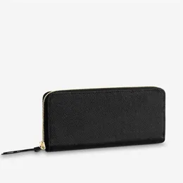 Luxury design M60742 CLEMENCE WALLET Designer Women Zippy Long Canvas CLeMENCE Key Wallet Pouch Coin Purse Card Holder Case Mini P337j