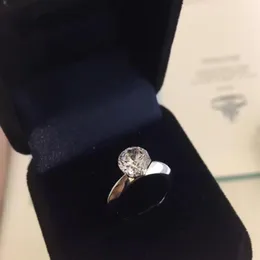 Har stämpel och låda 1-3 karat diamantringar anelli moissanite 925 sterling silver par kvinnor gifter sig bröllop set engagemang juvelr297o
