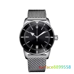 U1 Top AAA Luxury brand Super Ocean Heritage Watch Date 43Mm B20 Steel Calibre 20 Automatic Index WatchAutomatic Mechanical Movement 1884 Watch Men Wristwatches