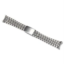 Watch Bands 18mm 19mm 20mm Solid Stainless Steel Curved End Jubilee Strap Band Fit For279c
